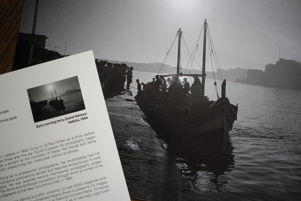 Guido Stilon print: Early morning ferry, Valletta – Magna Żmien
